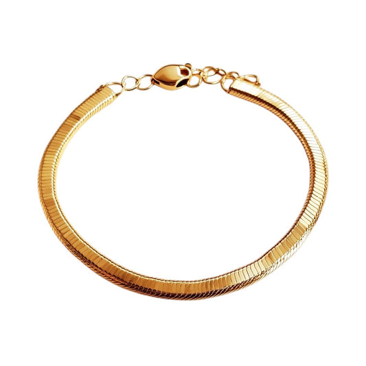 Zalic Gold Snake Chain Bracelet